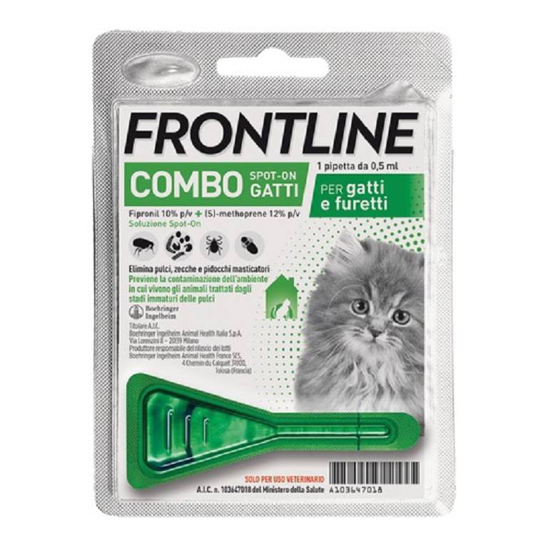FRONTLINE COMBO*1PIP GATTI/FUR