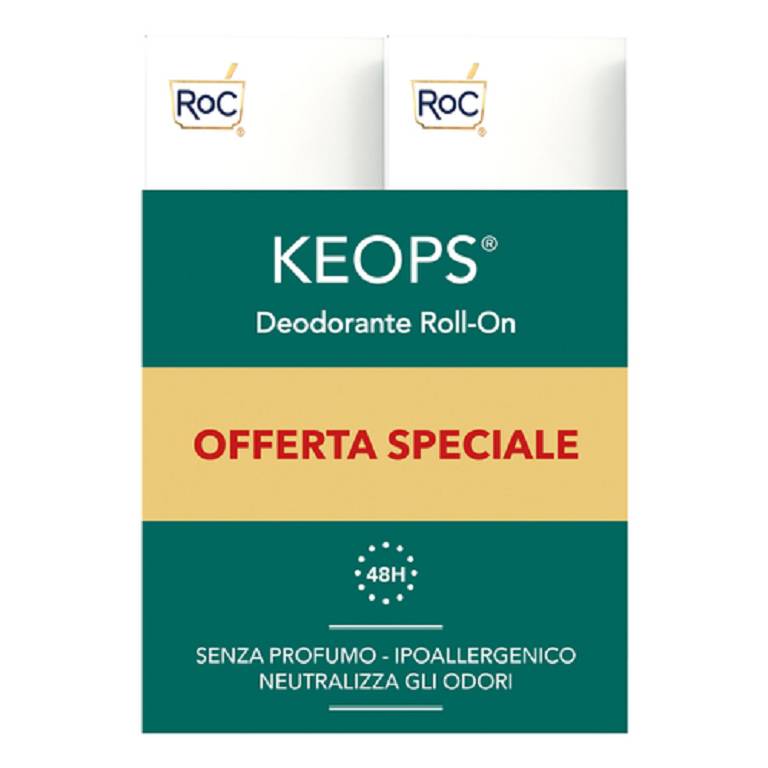 ROC KEOPS DEO ROLL ON 2X30ML